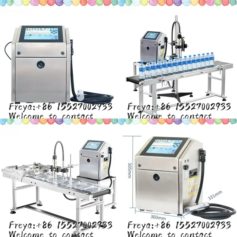 Industrial Smart Small Character Inkjet Coder for Date QR Code Logo Printing on Mask Carton Production Line