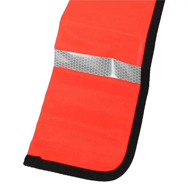 A18E-5X 1M الغوص نفخ SMB سطح إشارة علامة العوامة الرؤية تعويم إشارة أنبوب السجق، الأحمر #4