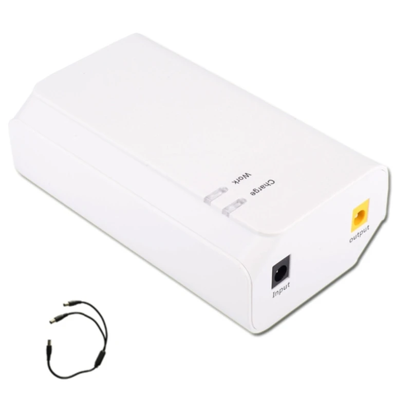 

12V2.5A UPS Battery Backup Power For 2 Device Charging 13200mAh for WIFI Router Uninterruptible Power Supply