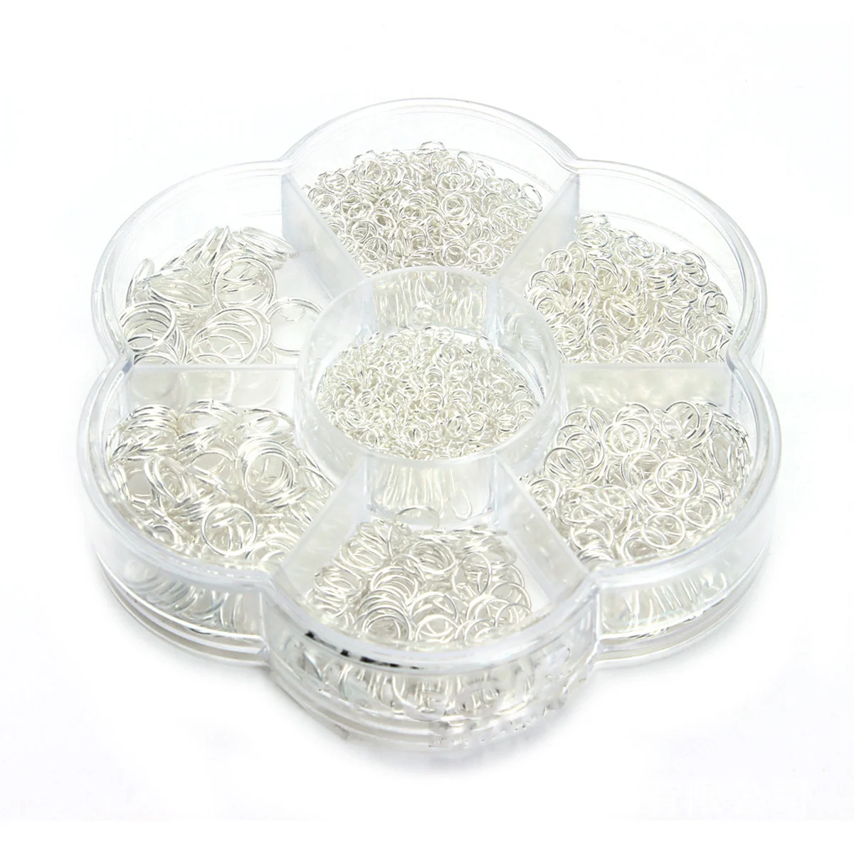 

1450pcs Closed Rings 3/4/5/6/7/8/10Mm Silver For Jewelry Making Charms Bracelets Necklaces Findings Kit Jump Ring Jewelry Silver
