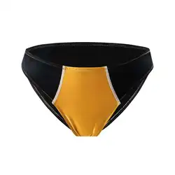 Glossy Satin Women Men Sexy Underwear Short Panties High Waist Briefs Lingeries Bottoms