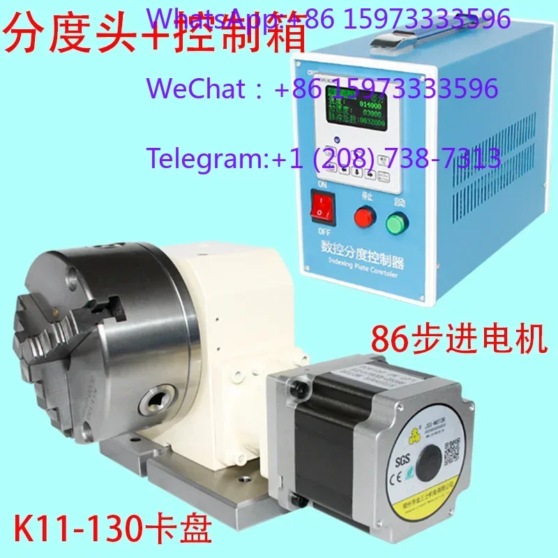 CNC Rotary A Axis Indexing Head With Roller Cam Reducer High Precision Positioning Rotary Shaft Used