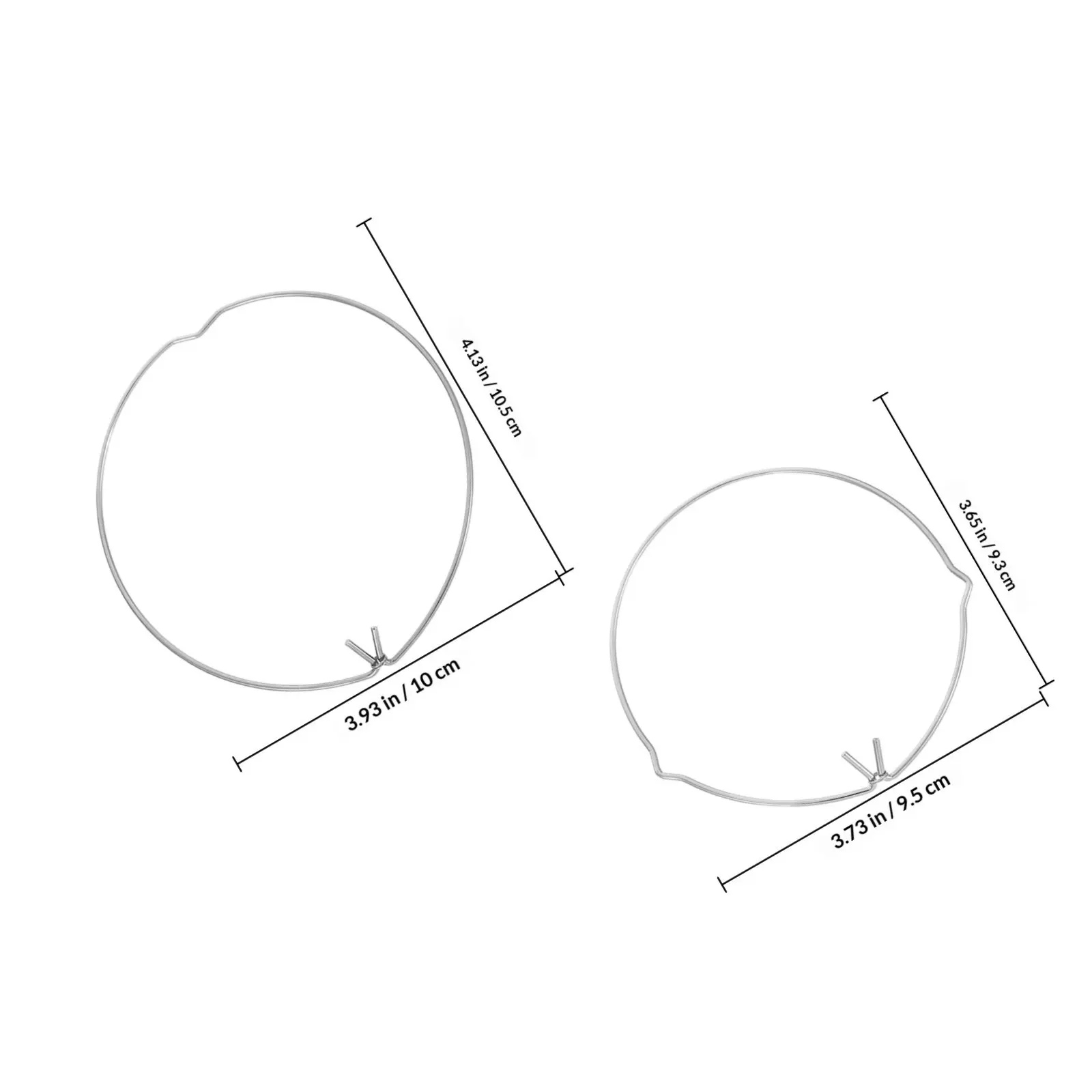 4Pcs Lamp Retaining Spring Clips Metal Fixing Rings for Downlights Spotlights Ceiling Light Accessories Spring Clips