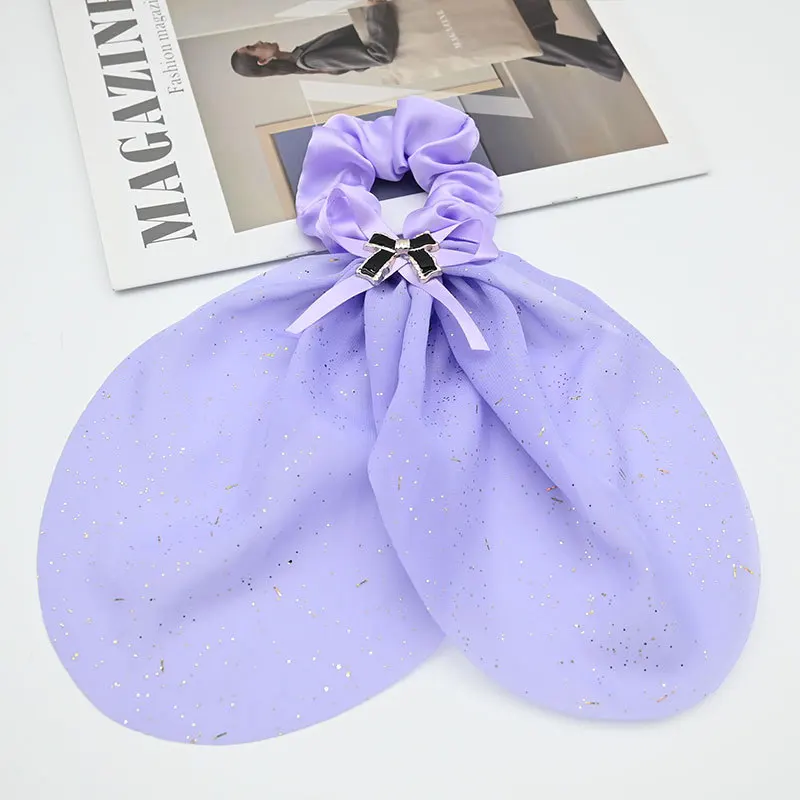 الأمعاء الغليظة رباط شعر أنثى القوس الحلو عقال إكسسوارات الشعر لطيف الكرة القبعات الصيف الدانتيل ورود رأس حبل الشعر #2