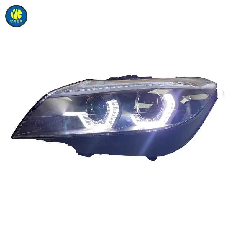 Dynamic LED Front Headlight Lens High Transmittance DRL Auto Lighting Modified Car Parts