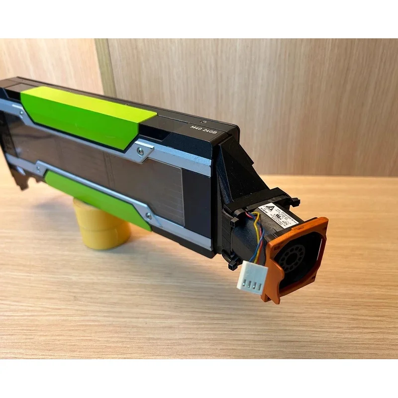 For NVIDIA Tesla V100 P40 M40 K80 graphics card computing power card cooling installation ultra-short 4cm fan