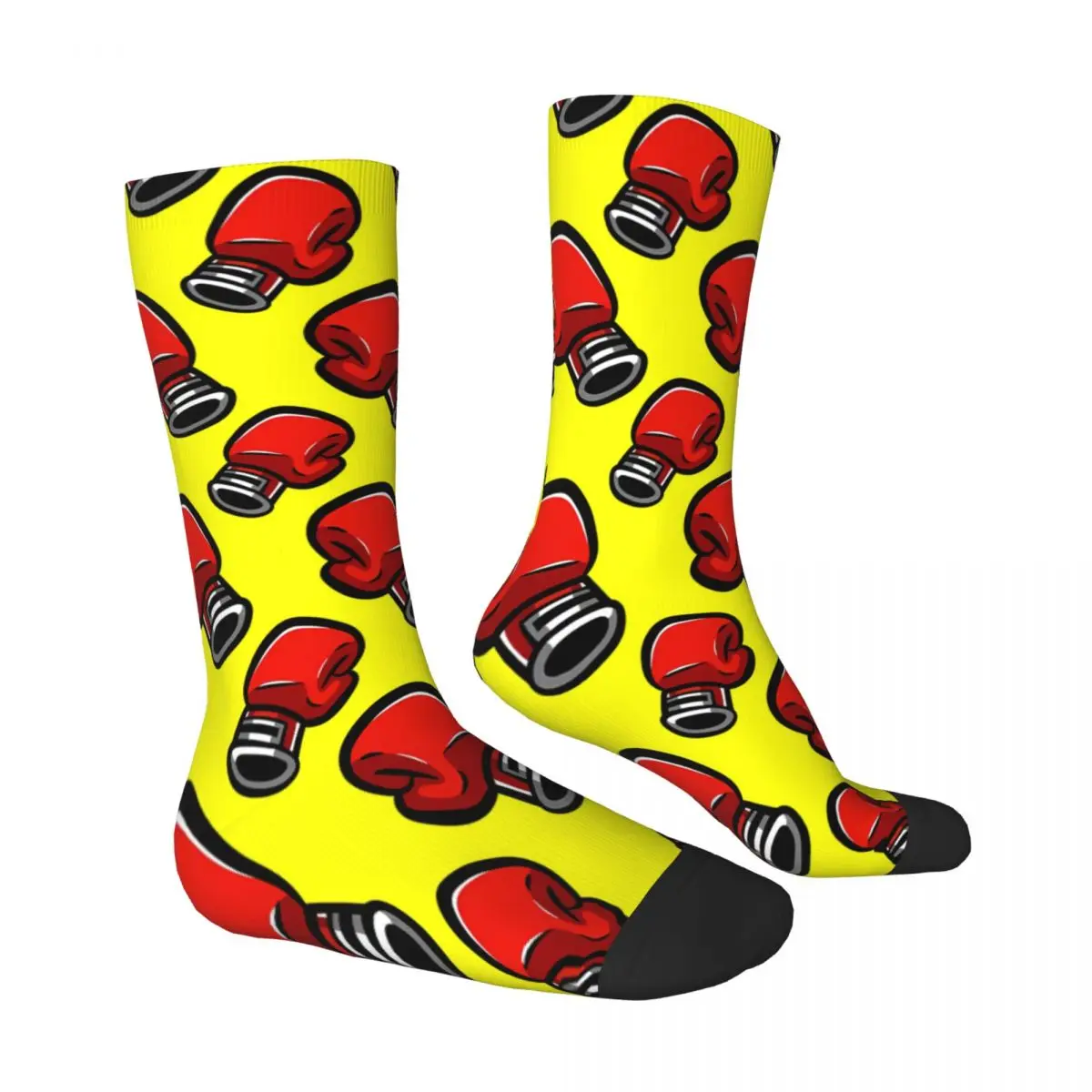 Boxing Gloves Socks Male Mens Women Summer Stockings Printed