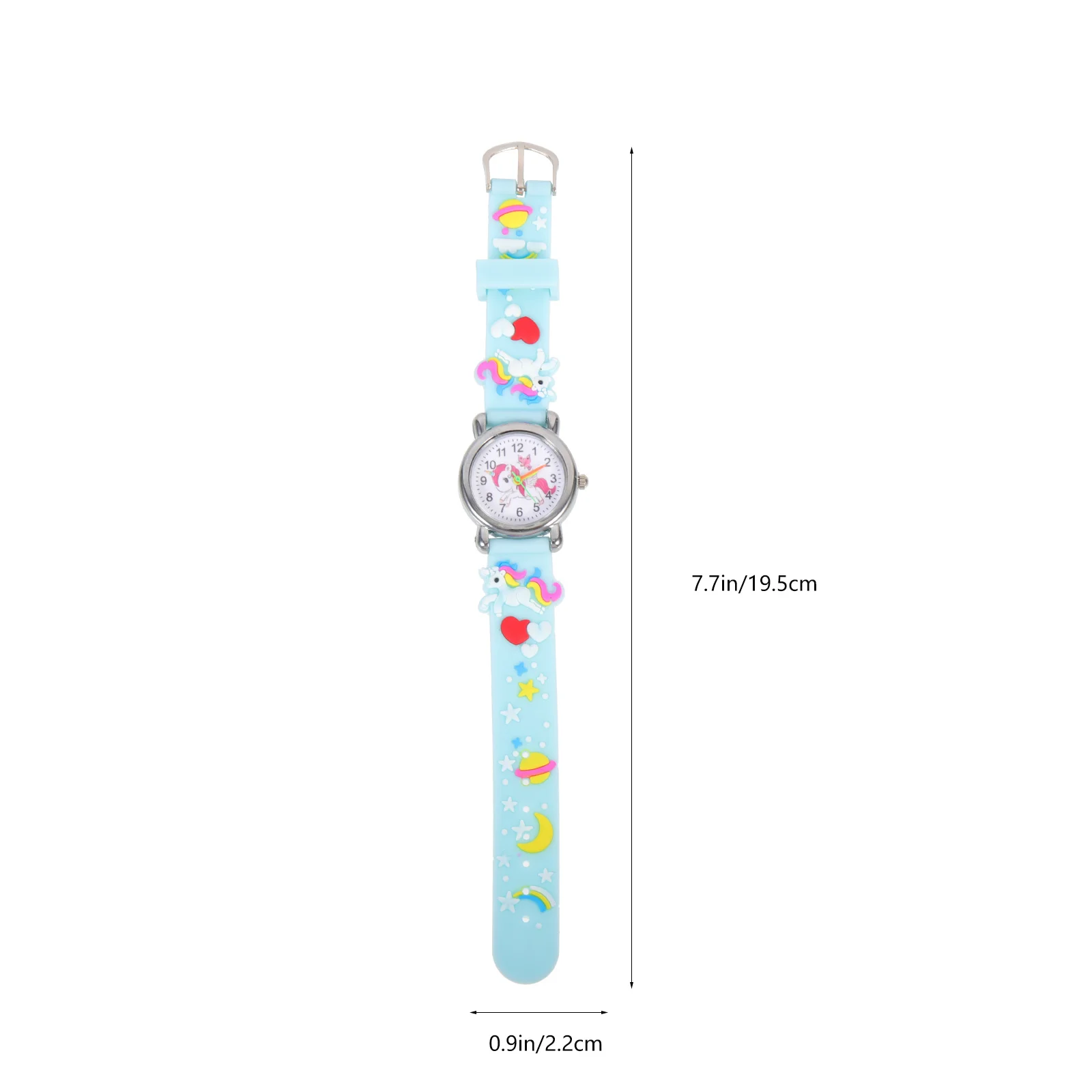 Reloj Unicornio Infantil Correa Silicona Ajustable Dibujo Animado Dial Para Niñas Niños Práctico Para Aprender Tiempo Portátil Diseño Encantador Regalo Cumpleaños Navidad Escuela