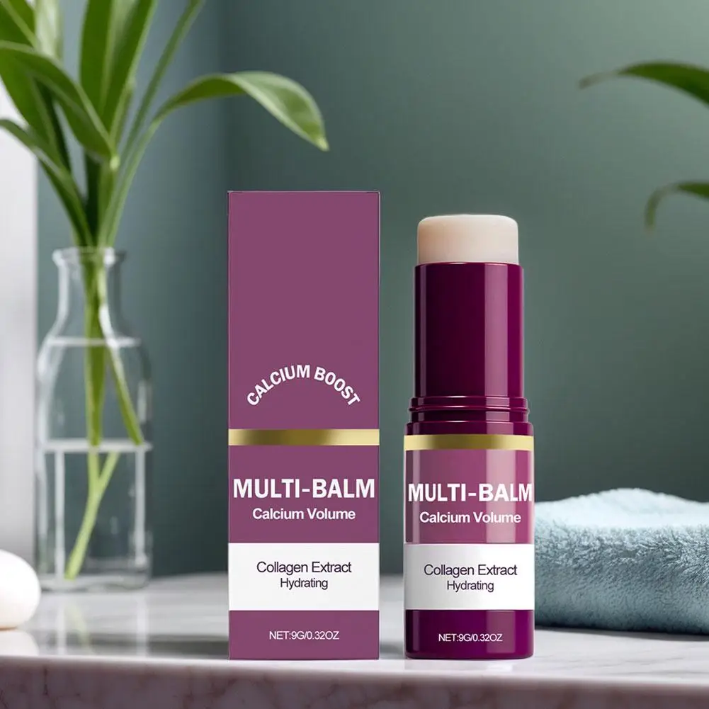 9 جرام كالسيوم مضاد للشيخوخة ترطيب عميق متعدد بلسم لشد البشرة مهدئ إصلاح جفاف سطع لهجة ترطيب مكثف الرعاية اليومية