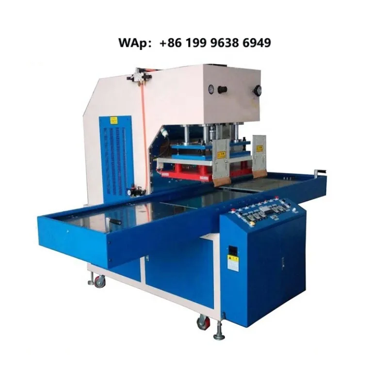 Automatic Shuttle PVC Plastic Bag Sealing Machine High Frequency Plastic Fusing Welding & Cutting Machine for Hot Water Bag