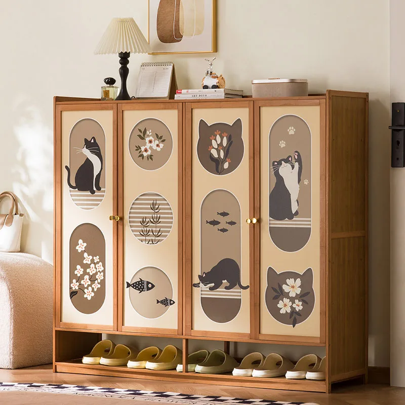 

Shoe cabinet household entrance storage cabinet integrated wall porch shoe rack multi-layer simple storage Furniture