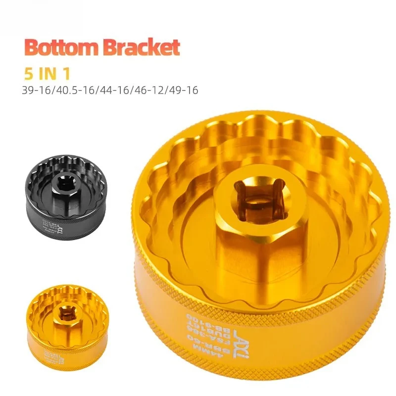 5 in 1 Bottom Bracket Remover Tool 39 40.5 44 46 49mm Bottom Bracket Installation Repair Wrench BBR60 BB9100 FSA386 Removal Tool