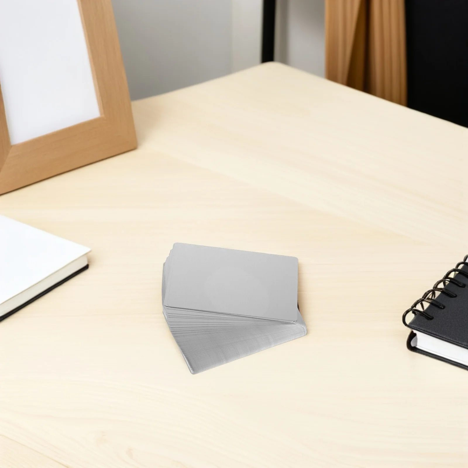 

200Pcs Laser-Friendly Metal Cards Smooth Surface DIY Engraving Projects Professional Craft Makers Laser-Friendly Metal Cards