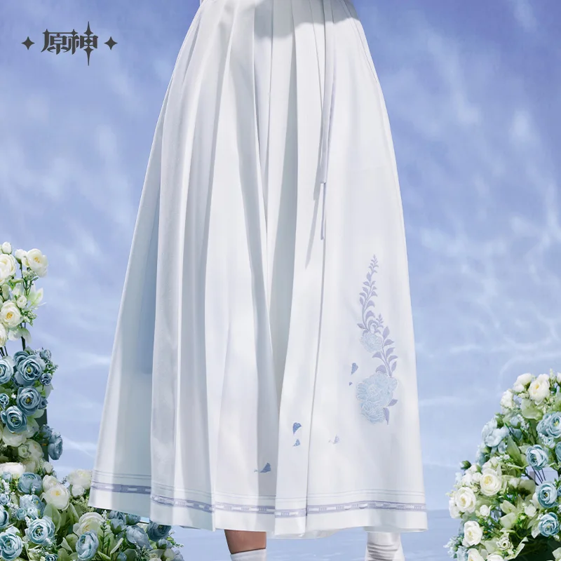 [Official Merch] Pre-sale Genshin Impact Kamisato Ayato Themed Impression Midi Skirt Ship in Nov. 2025 Please Extend The Time