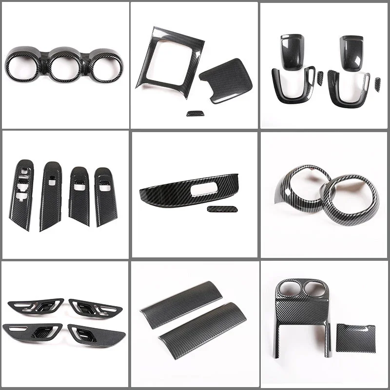 

Для Mercedes-Benz C-Class W206 2022, Стайлинг автомобиля, центральная панель управления из АБС-пластика, наклейка на рамку для кондиционера, автомобильный аксессуар