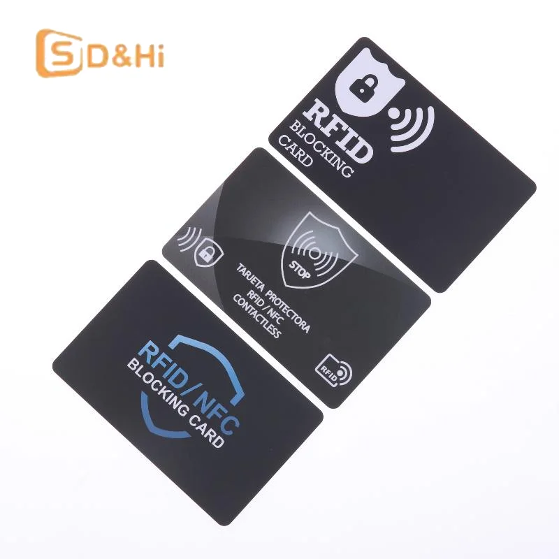1/5Pcs NFC Signal Blocking ID ATM Guard Cardholder Sleeve RFID Blocking Card Security Debit Credit Card Protector Blocker