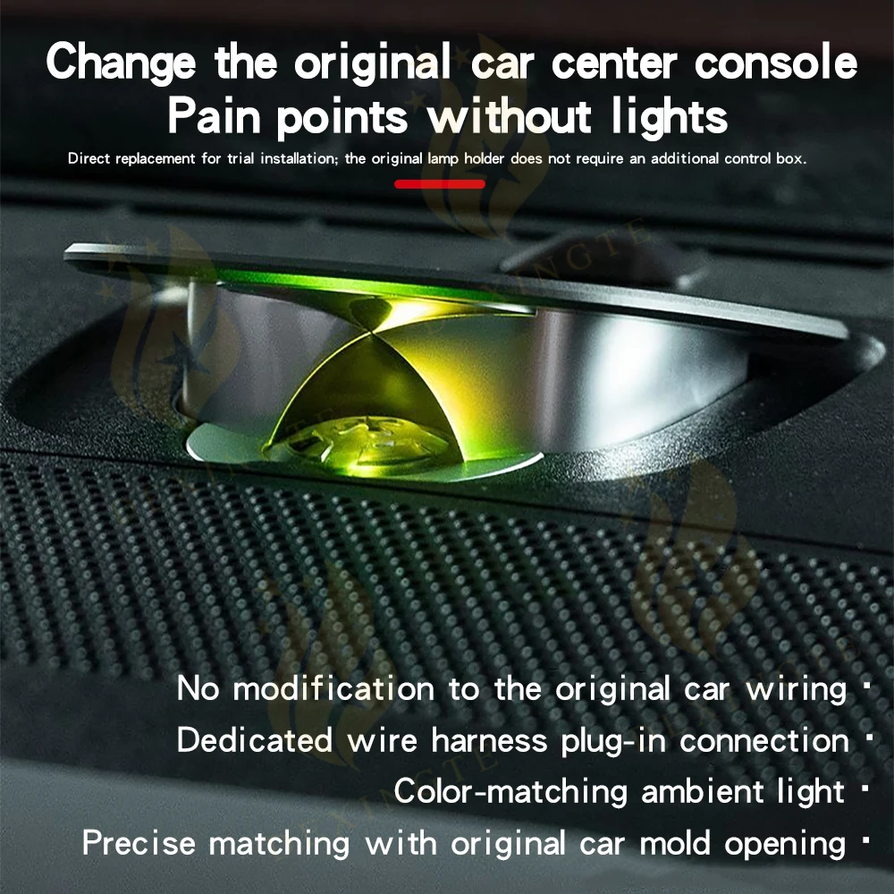 

2015-2023 For Ford mustang car horn center-mounted ambient lighting audio speaker ambient lighting sense of ritual mustang