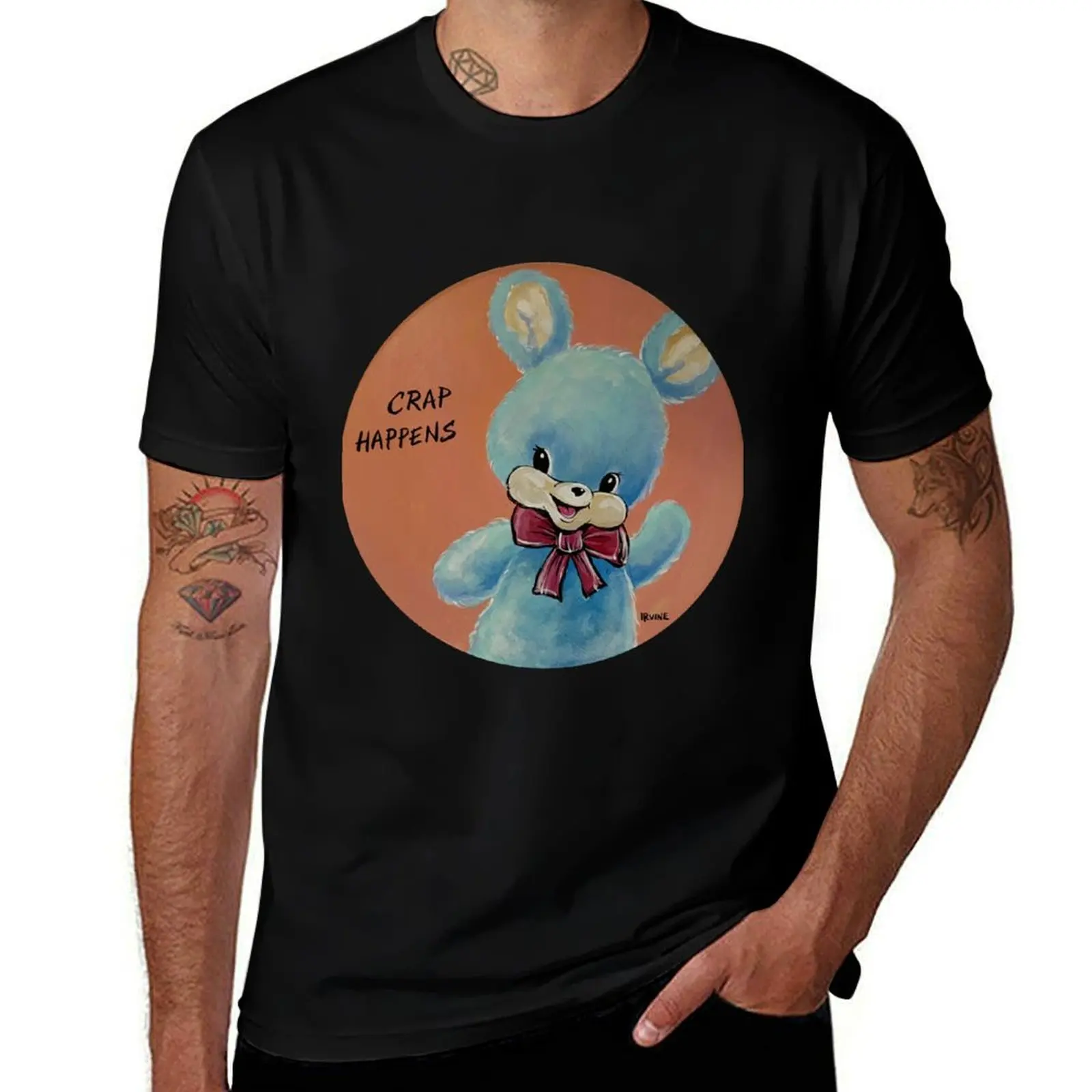 

Crap Happens T-Shirt vintage anime shirt graphic tee shirt shirts graphic tees blanks mens t shirts casual stylish