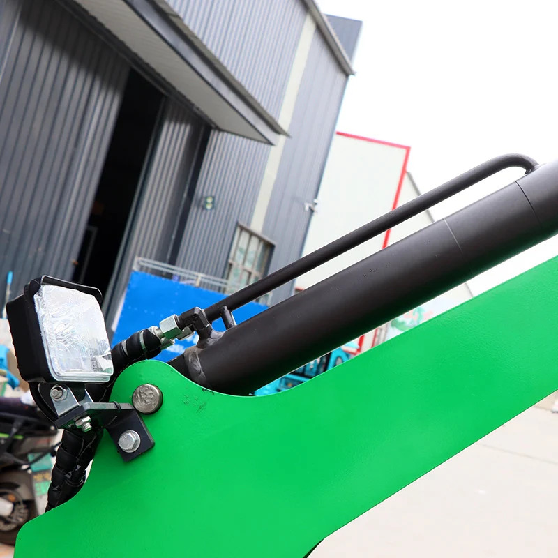 Mini Compacte 900Kg Rupsgraafmachine Hoogwaardige Hydraulische Multifunctionele Tuinmachines