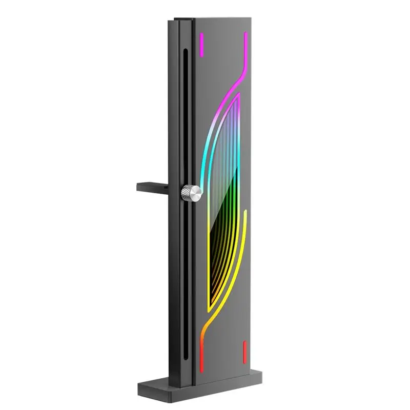 

Держатель видеокарты ABBG-ARGB, регулируемый, 5 В, 3-контактный, держатель видеокарты из алюминиевого сплава, противоскользящая основа для настольного компьютера