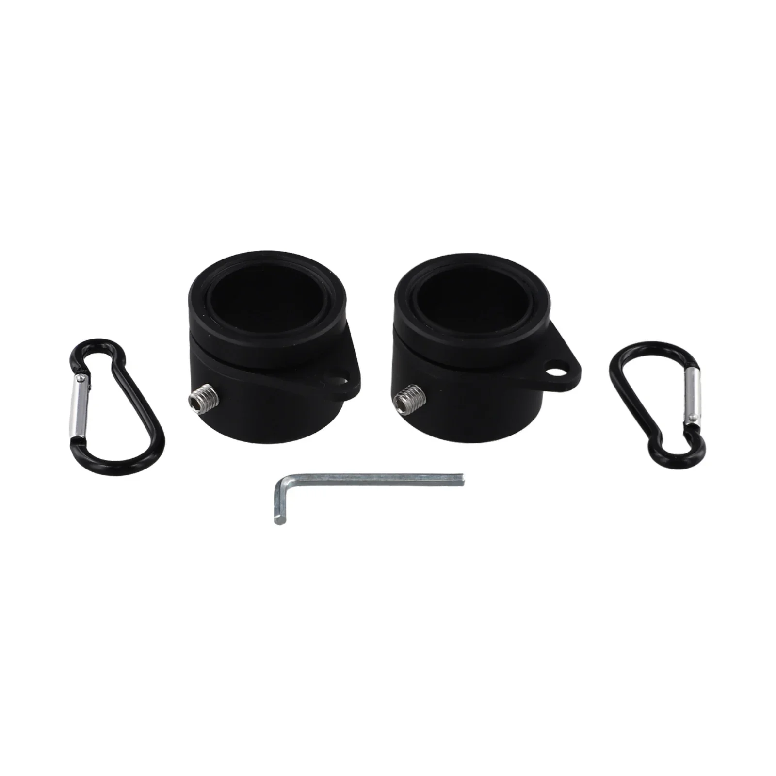 Flagpole Swivel Buckle 1 inch Size Made from Aluminum Alloy with Rotating Function for Garden Flagpoles Pack Contains 2 Pieces