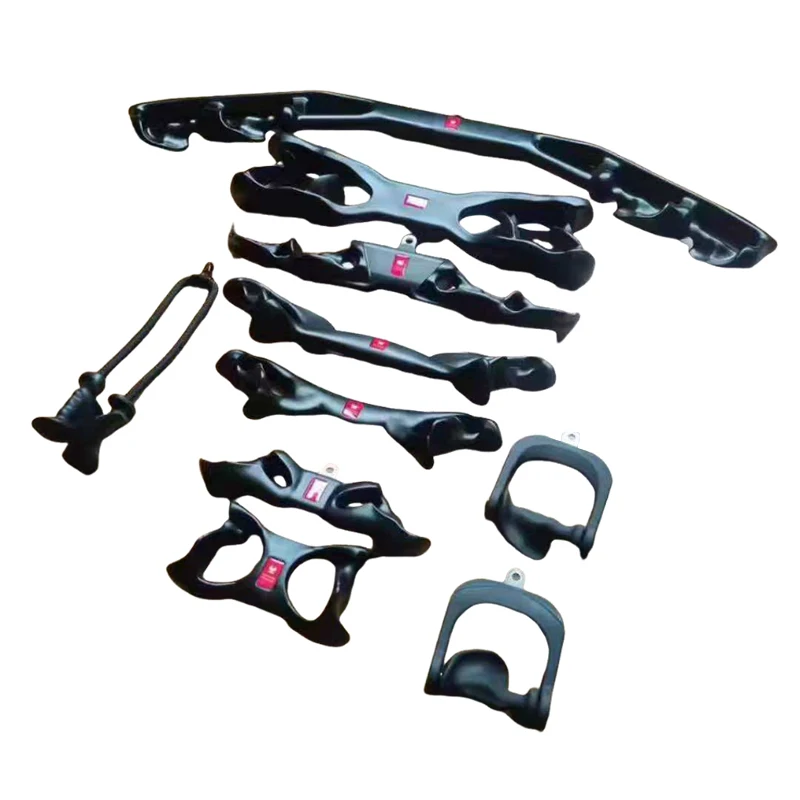 Ergonomic Fitness Handle Eight-piece Pull-back Handle for Fitness and Sports Training, Gym Fitness Grip