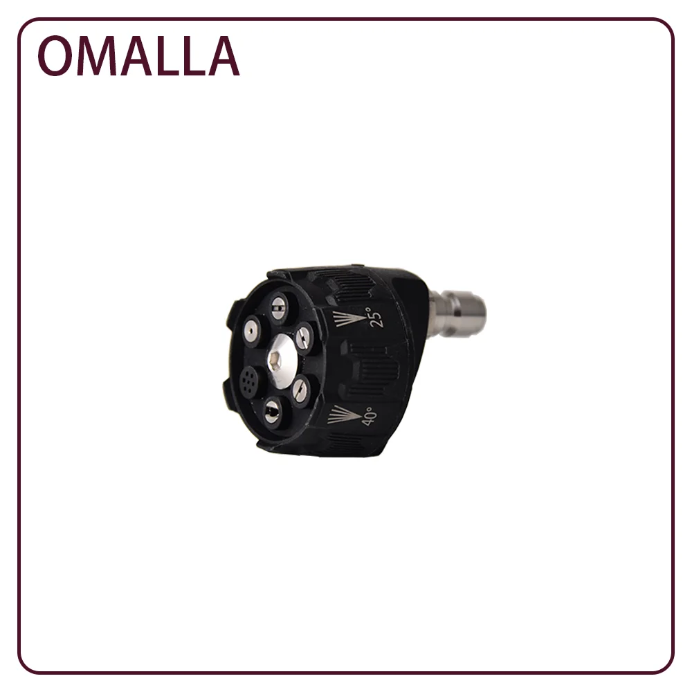 OMALLA six-in-one fan-saped nozzle /Pressure Washer Spray Nozzles