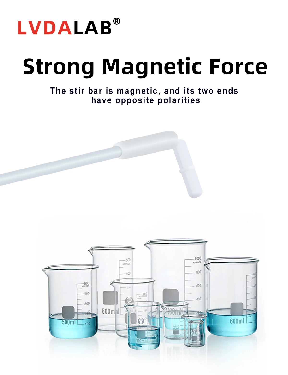 Xin Tester  2pcs/ 5pcs  lot  Lab PTFE Stirring magnet, corrosion Strong acid -Type B