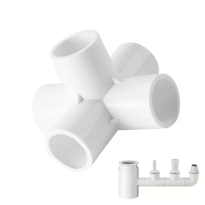 PVC Tee PVC Pipe Fitting PVC Furniture Grade Fitting Connector PVC Pipe Fitting 3/4/5 Way PVC Fittings Pipe Fittings Adapter PVC