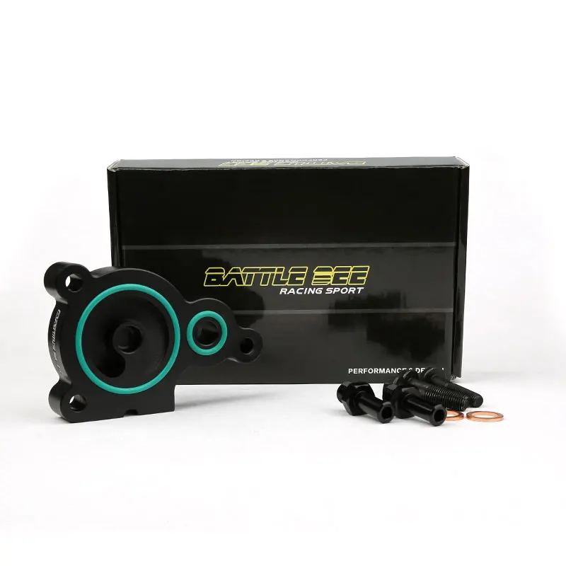 Gear Box Transmission Oil Cooler Adapter Base Plate Sandwich For Honda Civic FC1 FK7 FL1 1.5T 2.4L CVT Engine Cooling BB-TCA-107