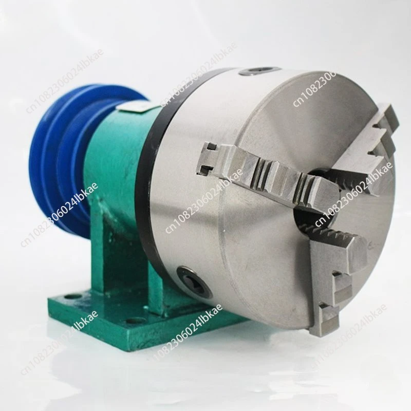 Lathe spindle assembly with flange connection plate transition plate 80/125/160/200 spindle three-jaw four-jaw chuck