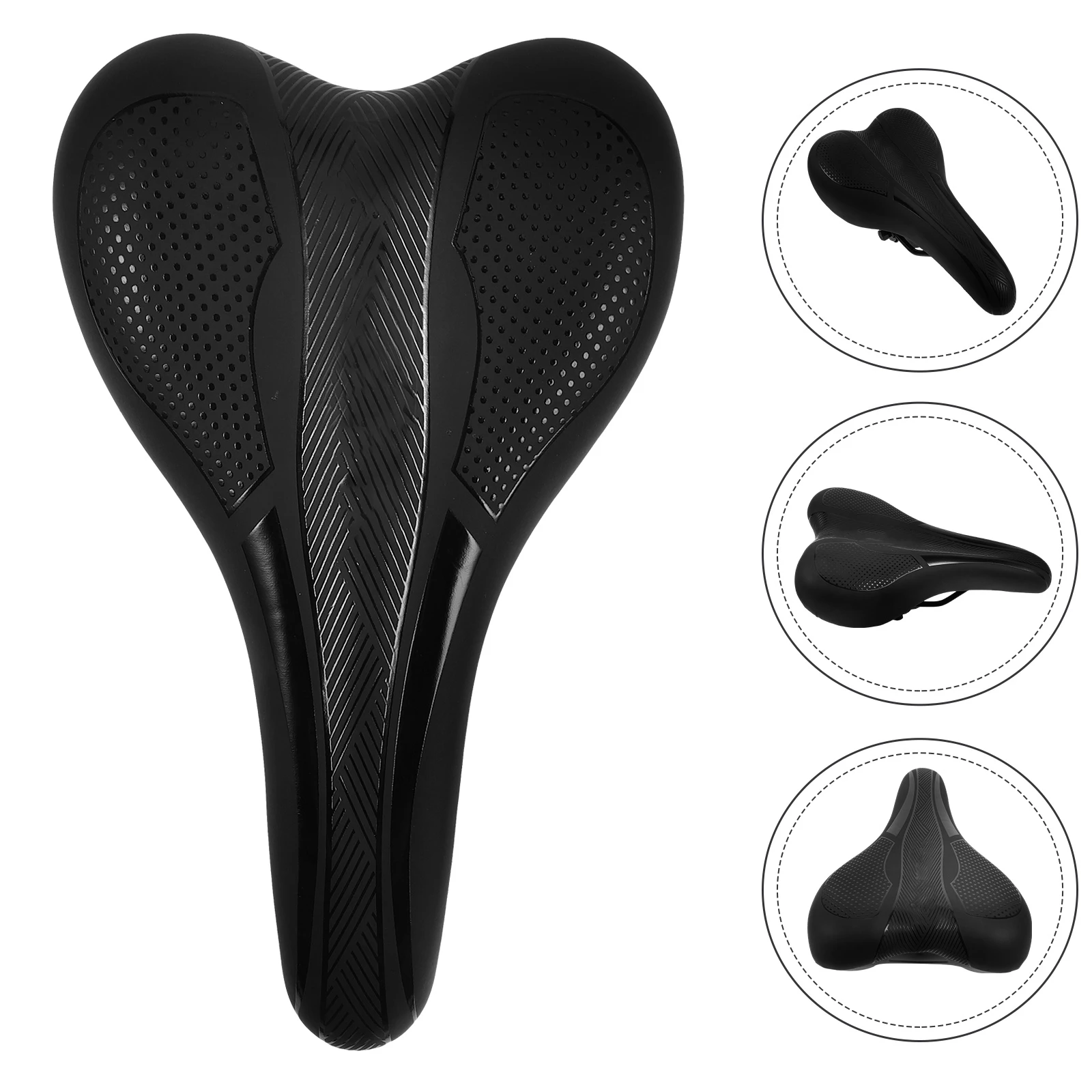 

Thickened Waterproof Seat Cushion Adult Bike Padded Comfort Bicycle Comfortable Saddle Replacement Road
