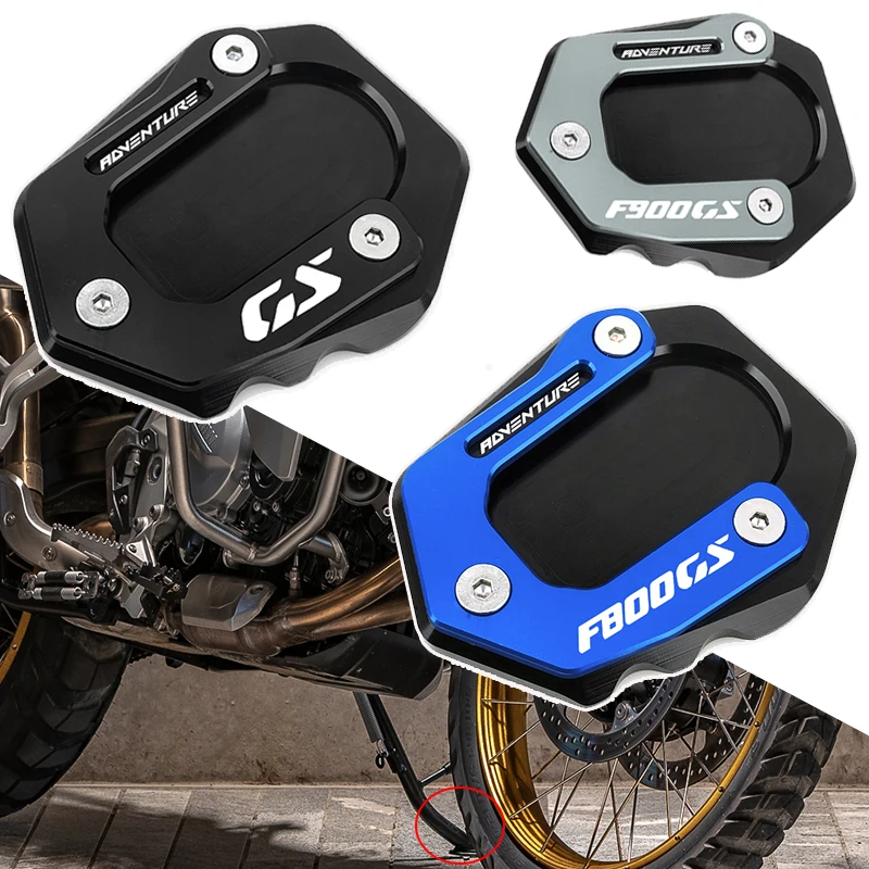 Fit For BMW F750GS F800GS F850GS F900GS ADVENTURE Motorcycle CNC Accessories Extension Kickstand Foot Side Stand Enlarger Pad