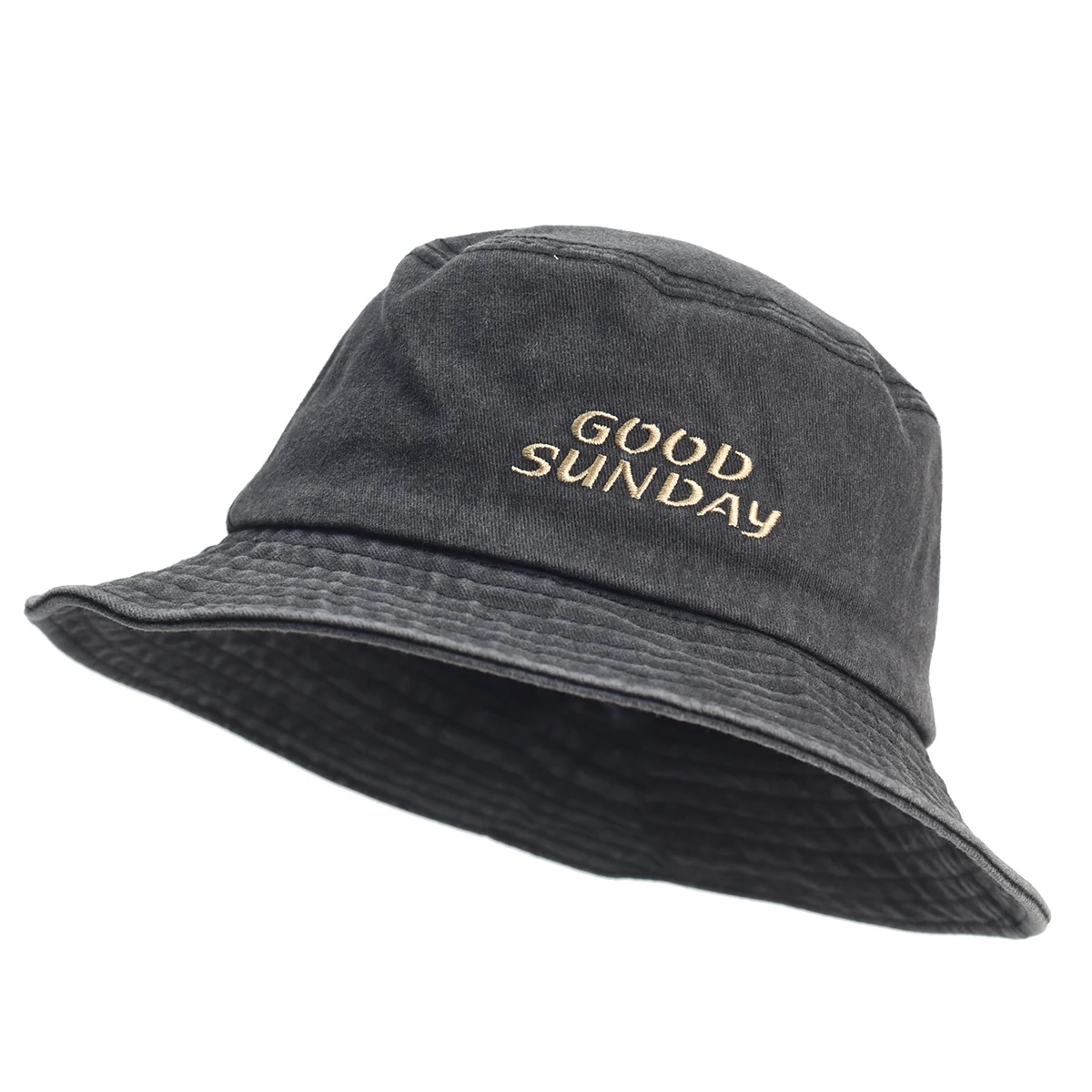 

Good Sunday Fisherman Hat Vintage Bucket Hats Outdoor Men Women Washed Cotton Panama Hat Fashion Hip Hop Gorros Bob Hat