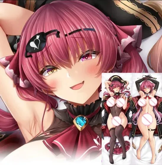 

Dakimakura Futa Houshou Marine аниме наволочка для тела двусторонний принт наволочка в натуральную величину подарки