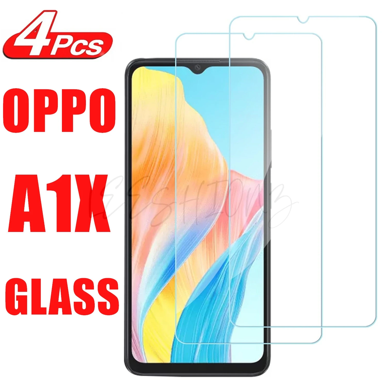 

2/4Pcs 10D Screen Protector Glass For OPPO A1X Tempered Glass Film