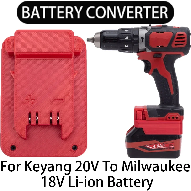 

Battery Adapter/Converter for Milwaukee 18V Li-ion tools to Keyang 20V Li-ion battery adapter power tool accessories