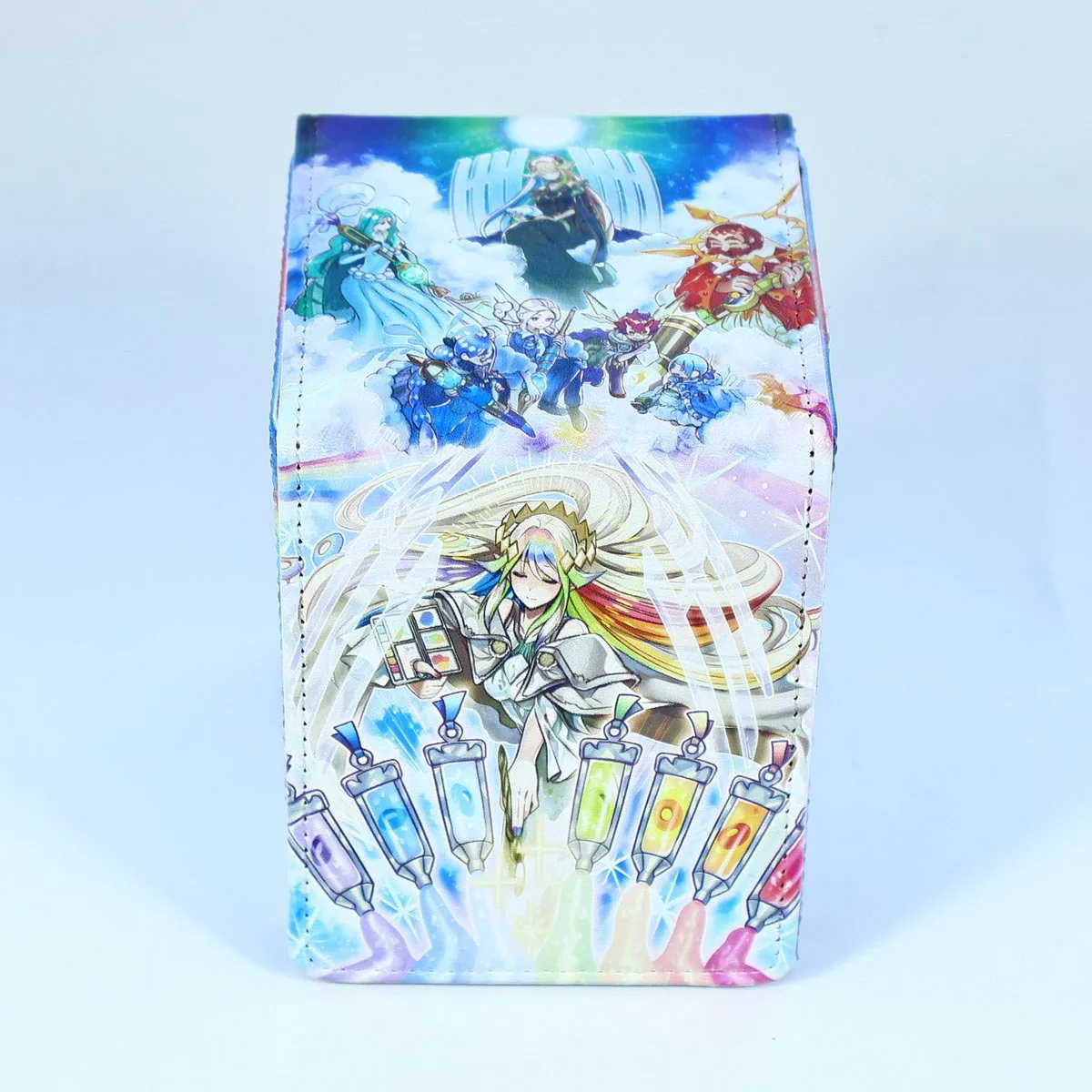 Diy Self Made Yu-Gi-Oh ! Weather Control Card Storage Box Ygo Witchcrafter High-End Leather Card Storage Box Anime Card Gift Toy