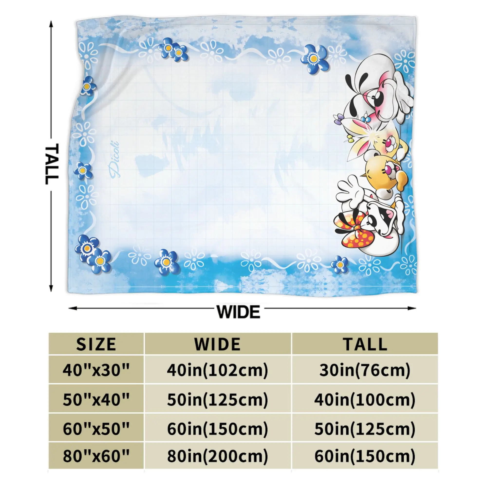 عيد الميلاد Diddl بطانية الزخرفية الفانيلا رمي بطانية لغرفة النوم الدافئة لينة تصميم جودة المفرش هدية عيد ميلاد #6