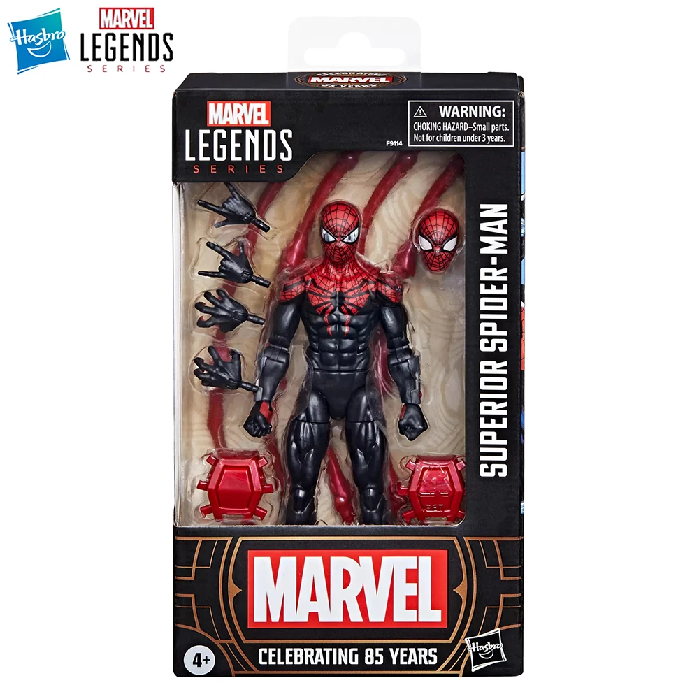 

[В наличии] Hasbro Marvel Legends Series Superior Spider-Man (85th Anniversary) 15 см аниме фигурка модель игрушки