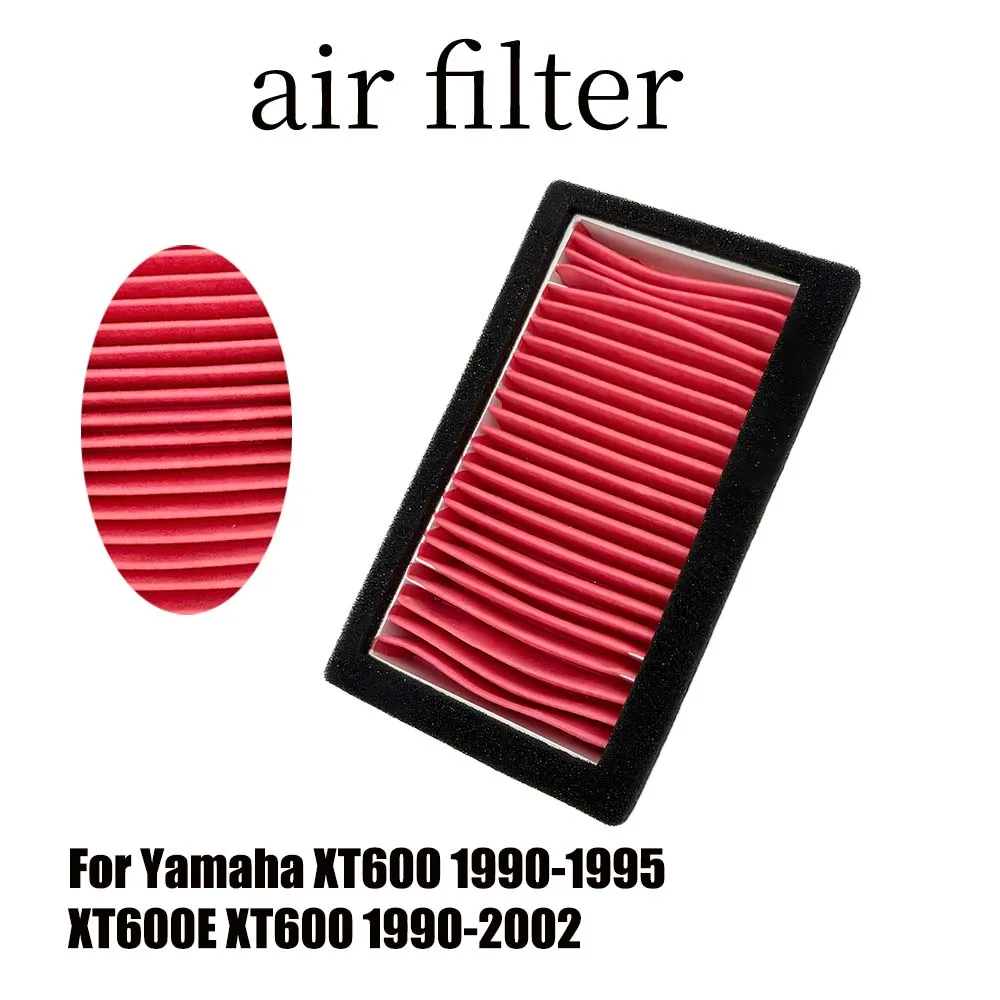 Para yamaha xt600 1990-1995 xt600e xt600 1990-2002 acessórios da motocicleta elemento mais limpo do filtro de entrada de ar