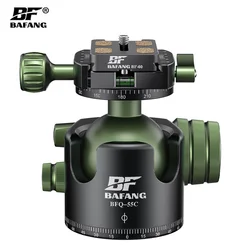 BAFANG 55mm Heavy Tripod Ball Head with U-shaped recessional 360° rotating Camera lead stand for Digital SLR cameras monopod