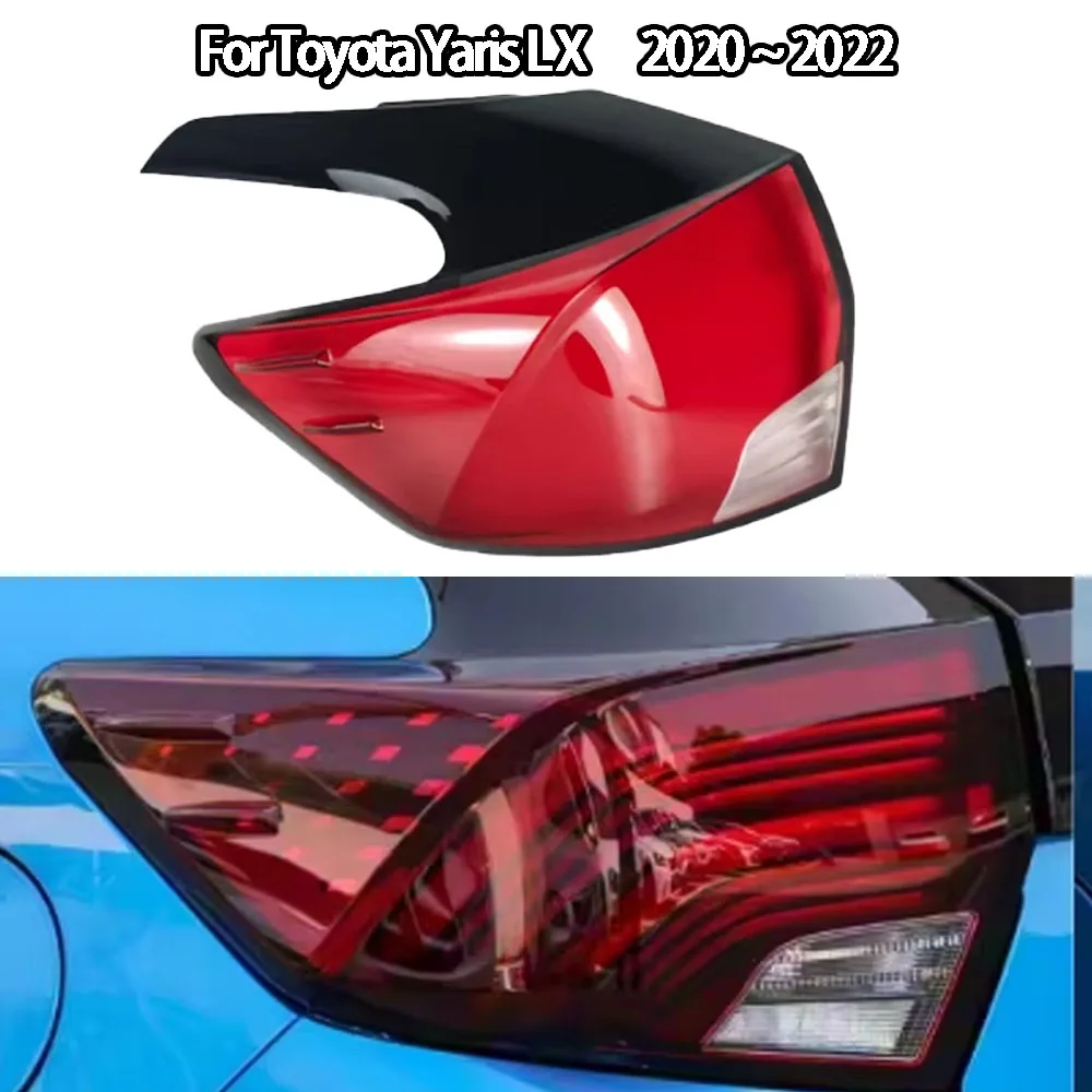

For Toyota Yaris L X 2020 2021 2022 Tail Lamp Cover Car Taillight Housing Taillamp Shell Replace Original Lampshade Lampcover