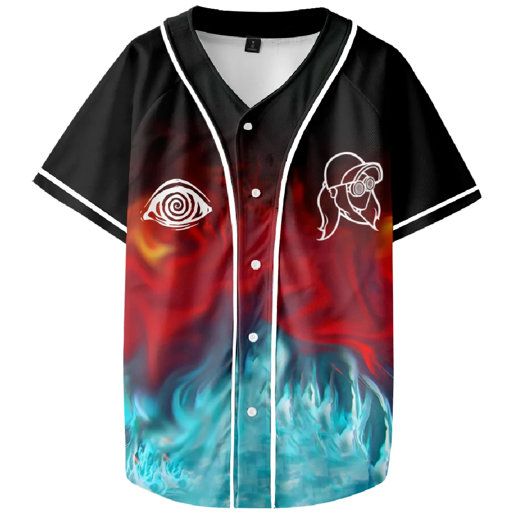 Rezz Merch Baseball Jersey Women Men Short Sleeve V-Neck Streetwear Unisex Shirt