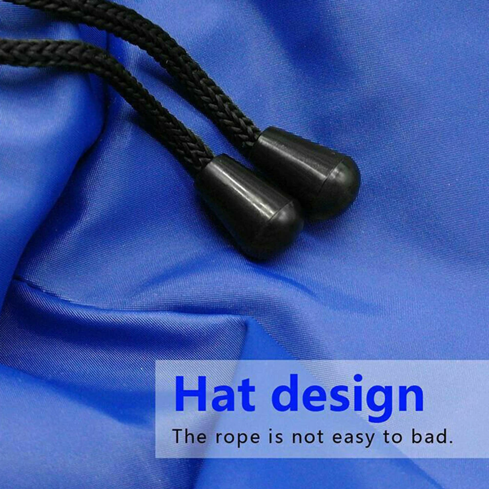

Waterproof Dog Clothes Pet Raincoat Blue Slicker Lightweight Durable Breathable Stripe Design Keeps Dry Safe Wet