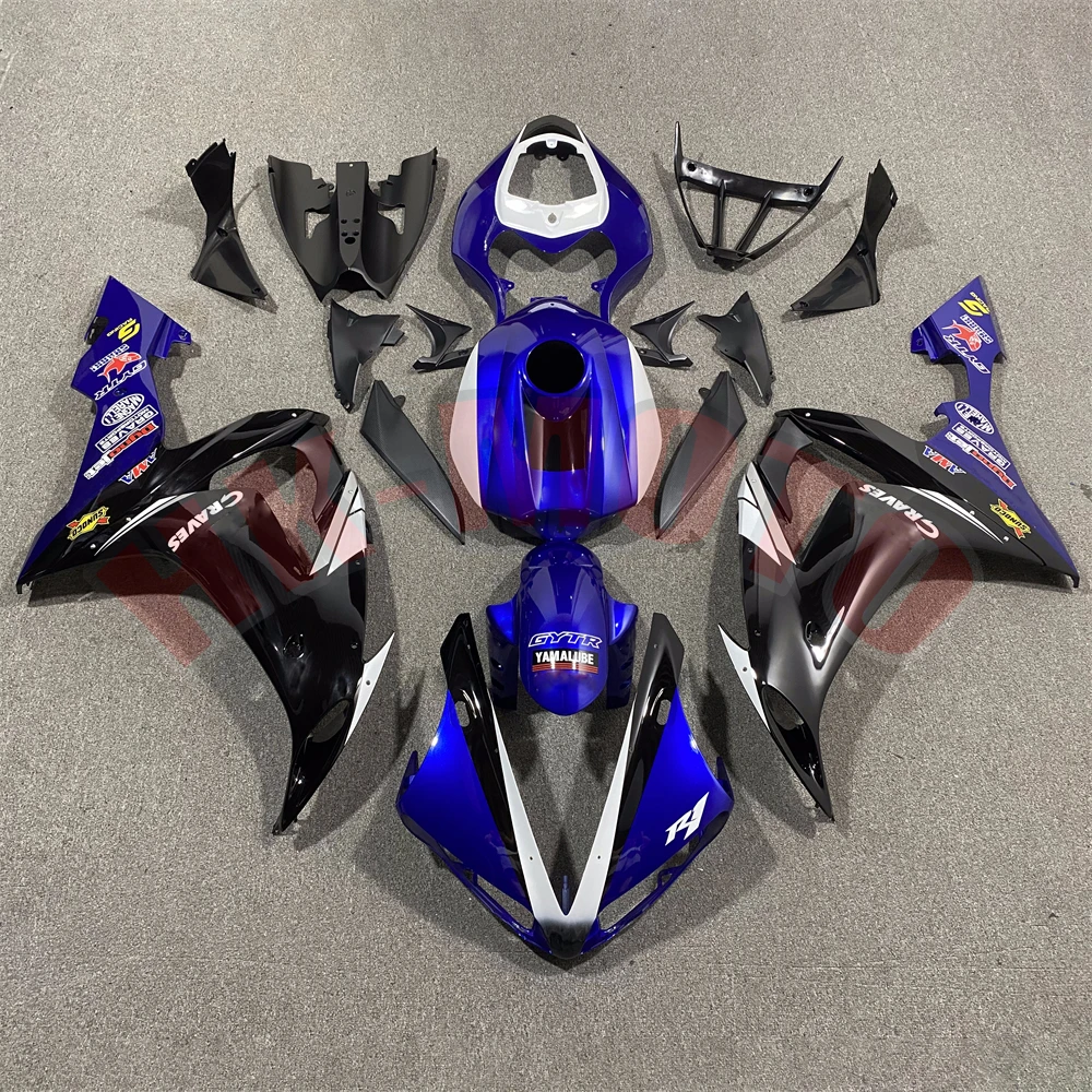 

Комплект обтекателей для мотоцикла подходит для YZF1000 YZF-R1 YZF R1 2004 2005 2006 кузов высокого качества ABS инъекция черный синий белый
