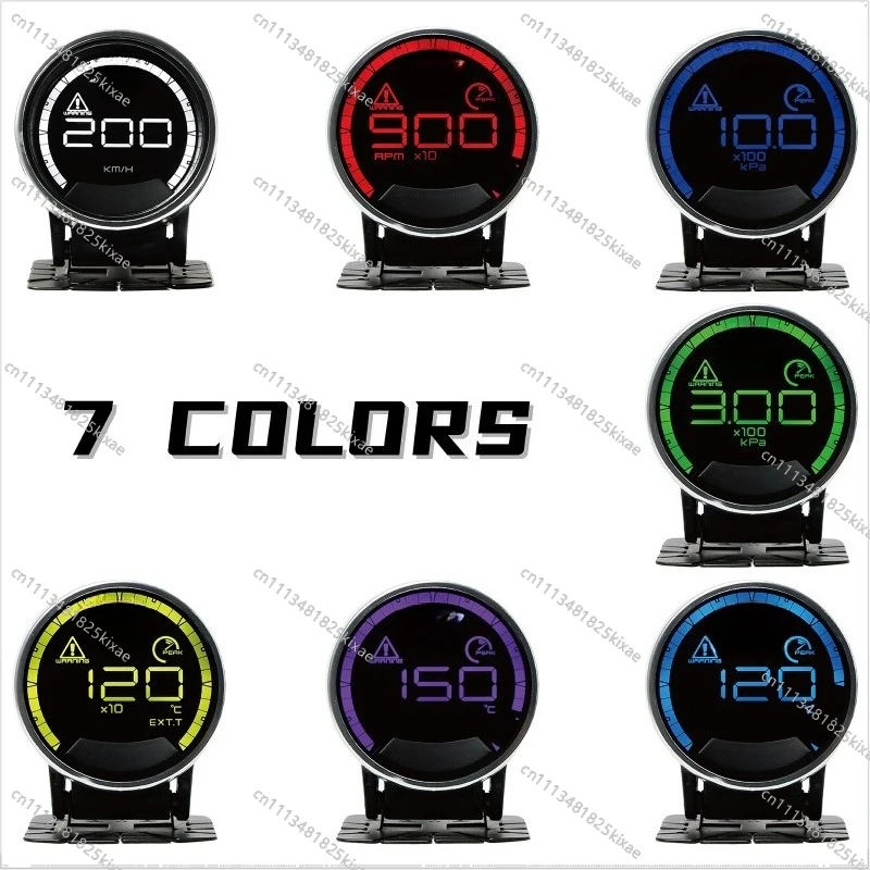 For Water Temperature Gauge Oil Pressure Oil Temperature Gauge Voltage Rotation Speed Vacuum Turbine Pressure Race Meter