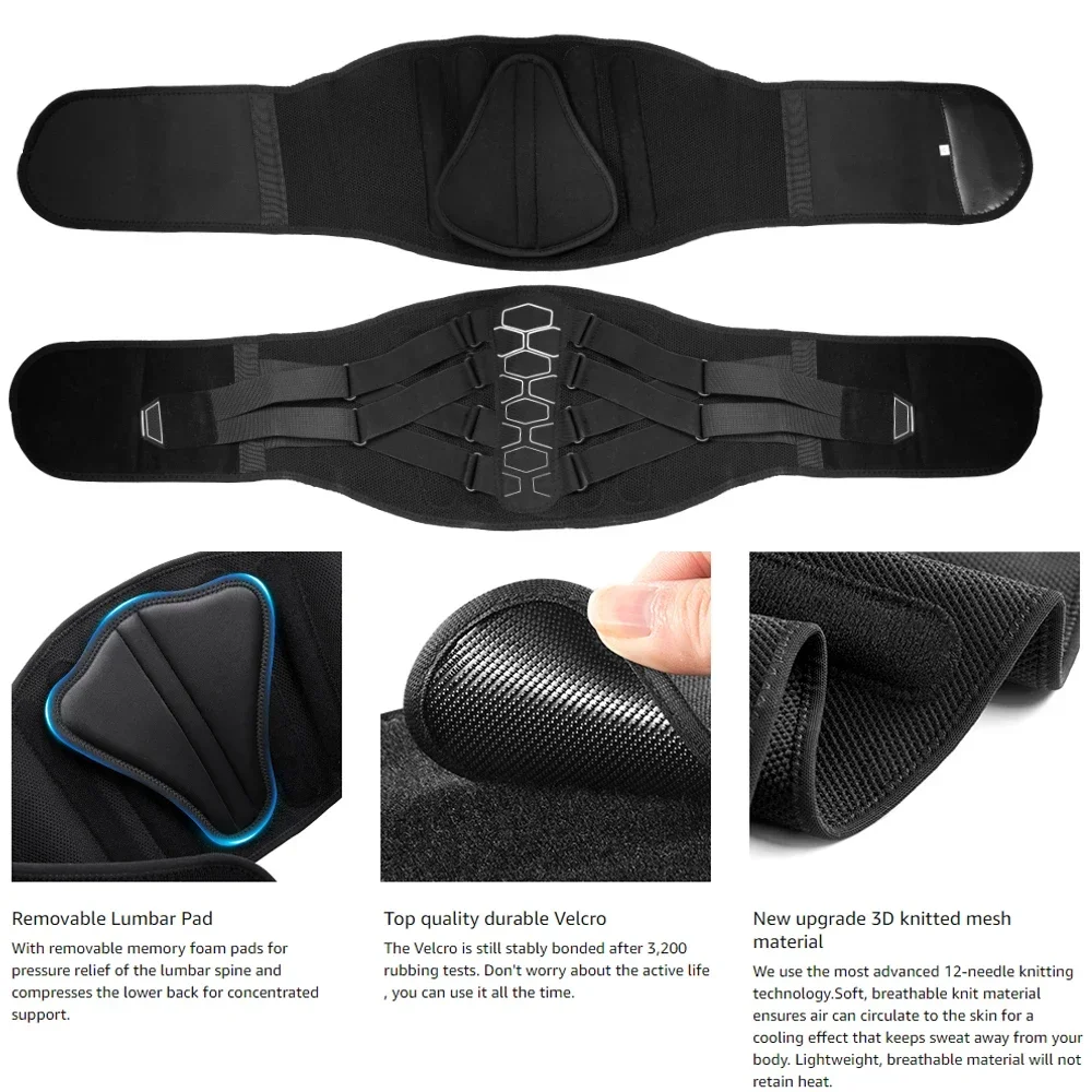 1PCS Back Brace for Women Men - Back Support for Work,Heavy Lifting with Ergonomic Lumbar Pad - Breathable Lumbar Support Belt