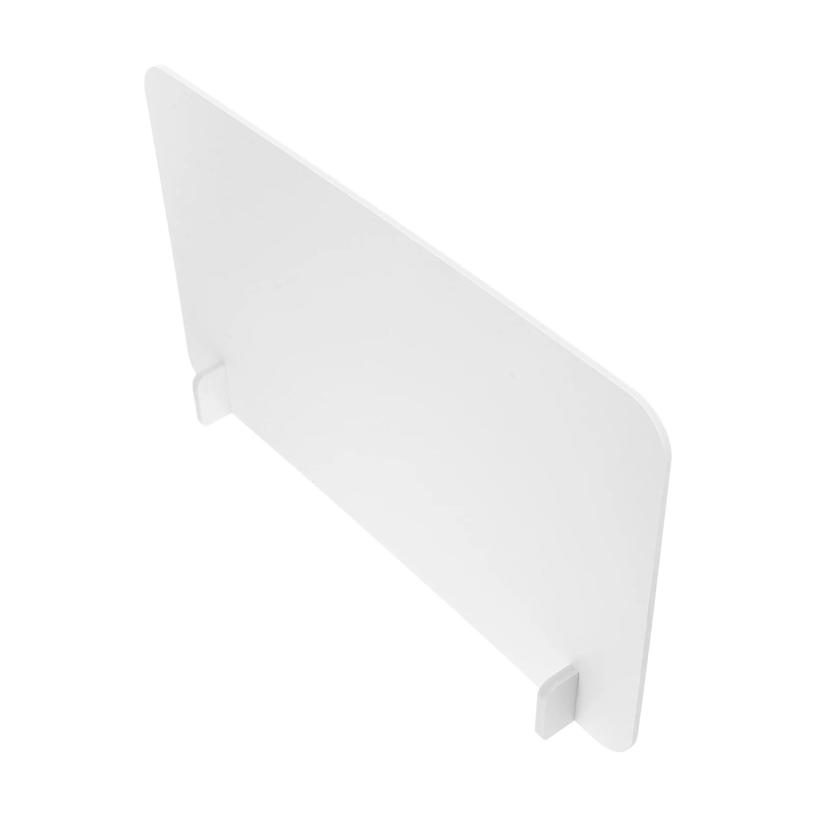 

Anti Droplet Partition Board PVC Privacy Indoor Desk School Office Separate Guard Isolation Panel Easy Installation Round Edge