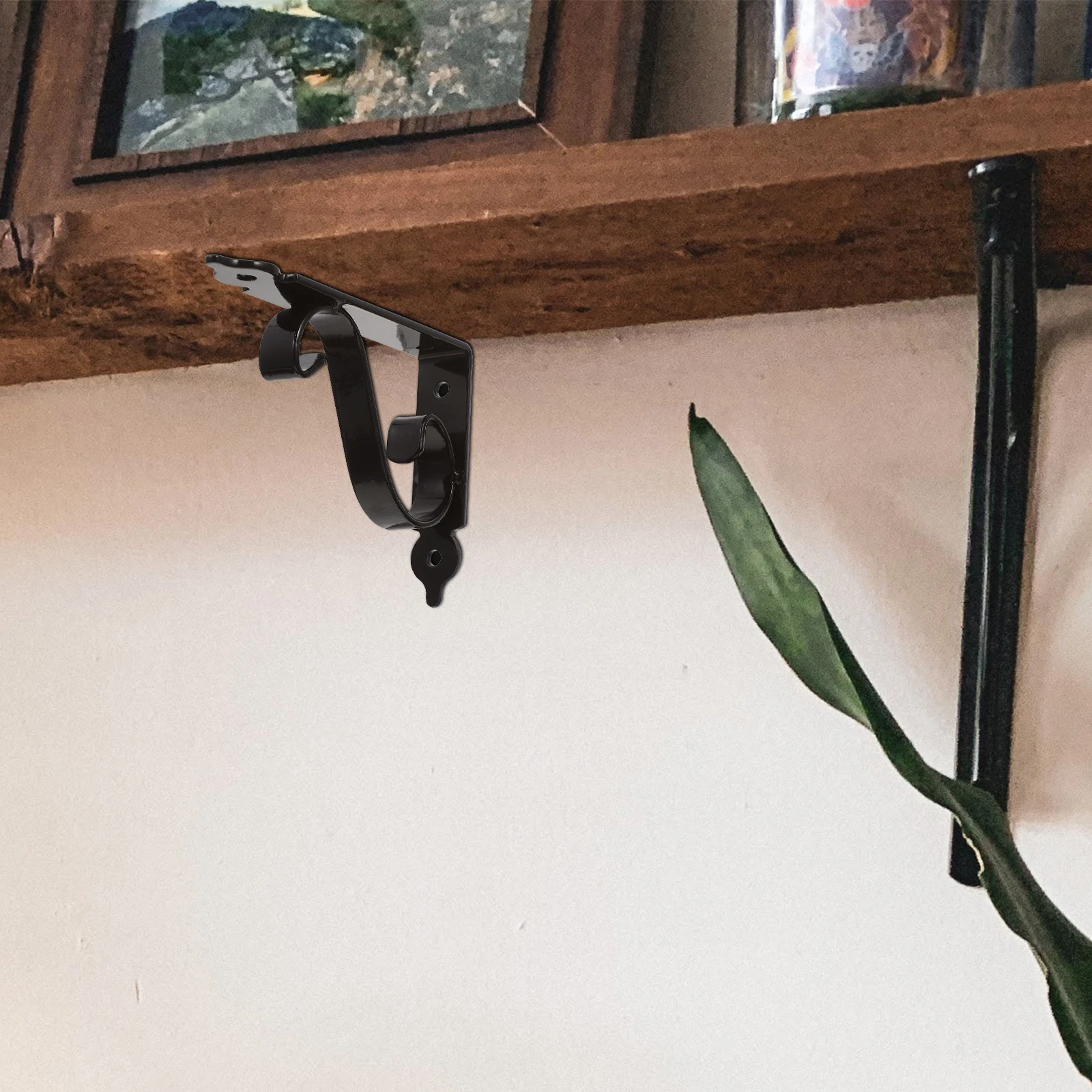 

2 Sets Bearing Frame Shelf Brackets Support Squares Bookshelf Shelves Holder for Wall